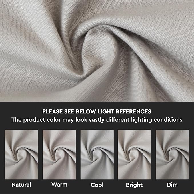 Encasa XO Throw Pillow Covers 24x24 in Set of 2 Light Grey | No Inserts | Cotton Pillow Covers for Living Room, Bed, Sofa, Couch | Decorative Cushion Covers with Improved Zipper