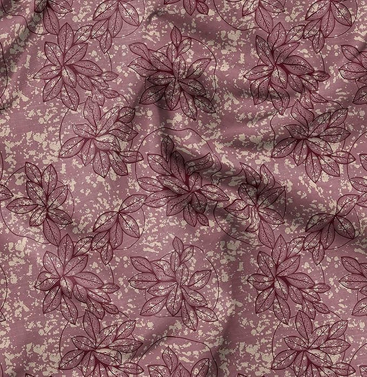 Soimoi Heavyweight Cotton Poplin Fabric Material, Brown - African Printed-42 Inch Width, Natural Cotton Material for Quilt Making, Dresses, Skirts, Pajamas, Pillowcases, Tablecloths, Kurtis, 1 Yard