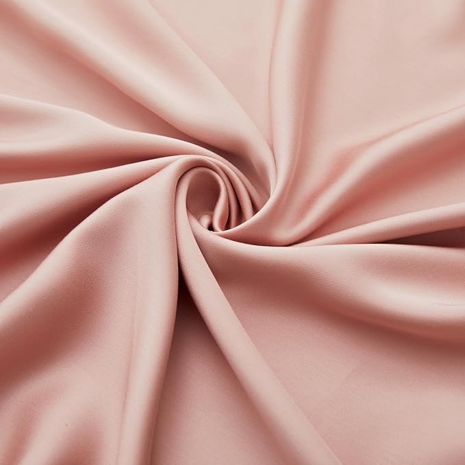 Luxury Bamboo Market | King Envelope Pillowcase Set | 100% Viscose Made from Bamboo | Organically Grown | Ultra Soft | Cooling | 2pcs [Rose Quartz]