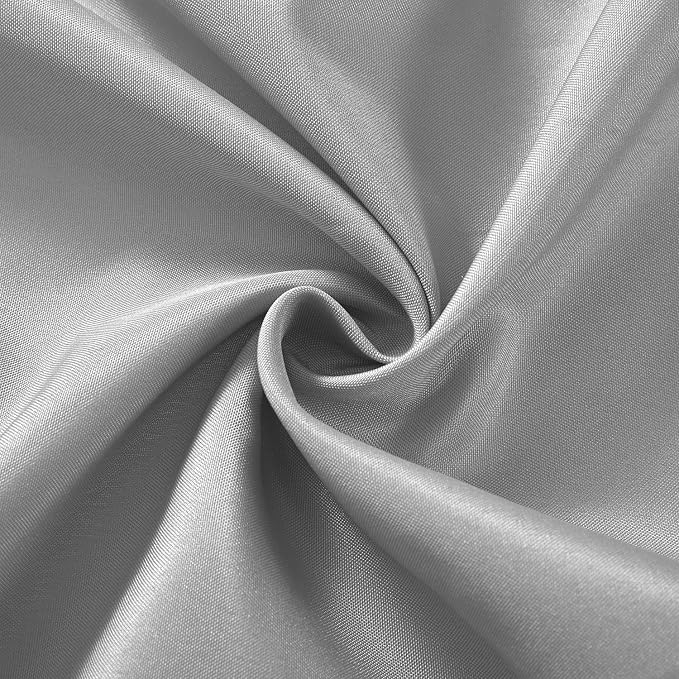 Barossa Design Fabric Snap-in Liner 70" W x 54" H - Hotel Style Removable Replacement Inner Liner, Machine Washable & Water Repellent - Gray, 70x54