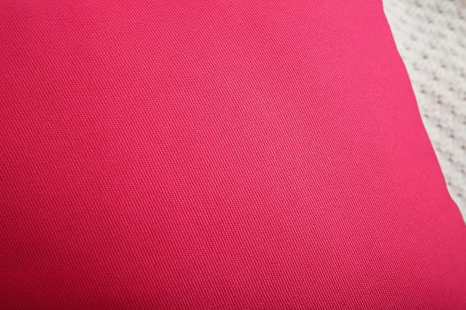 TangDepot 100% Cotton Solid Throw Pillow Cover 20x20 Watermelon Red | 100% cotton, same-color zip, machine wash & air dry. For living room, bedroom, office, car. 42 colors, 300 sizes. Cover only.