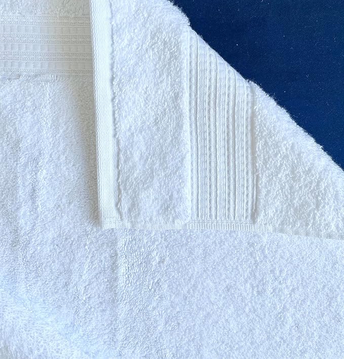 Purely Organic Bliss 100% Organic Cotton Bath Towel (White, 2)