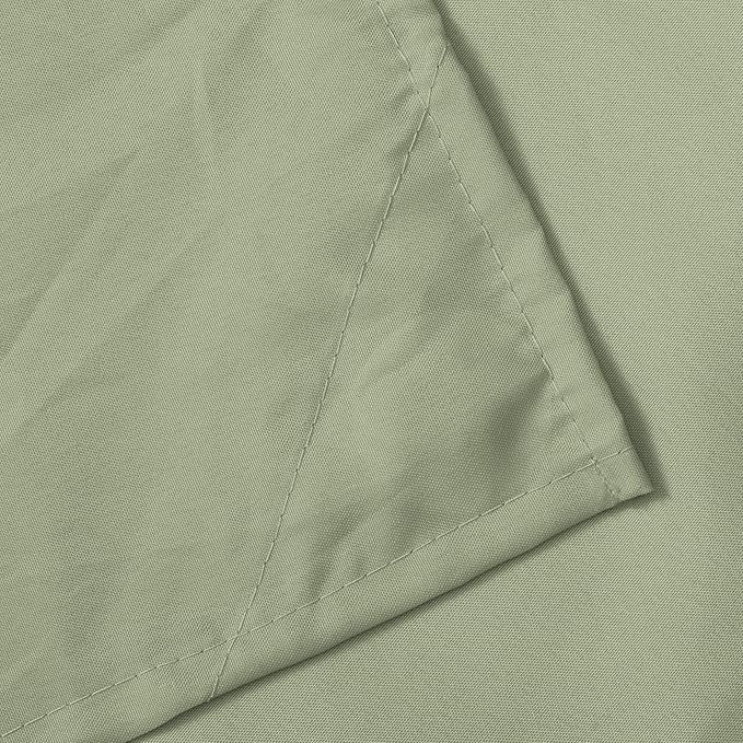 N&Y HOME Fabric Shower Curtain or Liner with Magnets Sage Green - Hotel Quality, Machine Washable, Water Repellent - Sage, 72x72