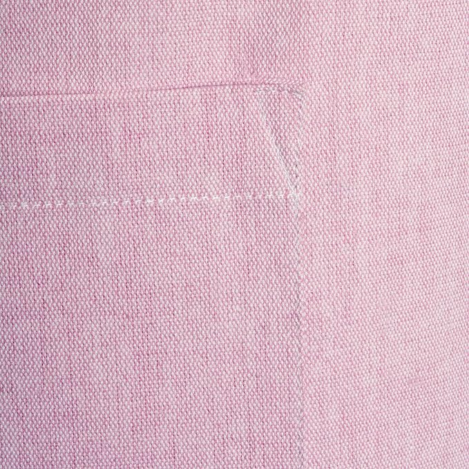 DII 100% Cotton Solid Chambray Kitchen Set, Chef Apron, Rose, 1 Piece