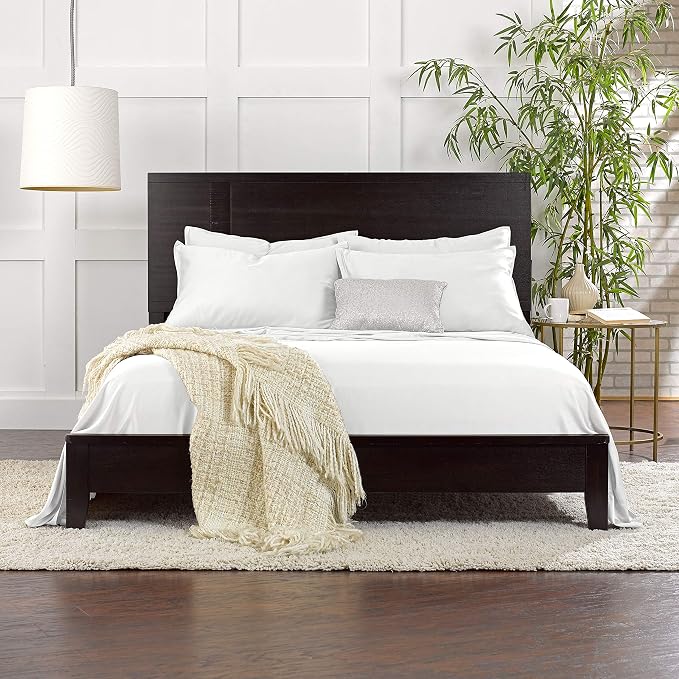Pure Bamboo California King Sheets, Genuine 100% Organic Viscose Derived from Bamboo Bed Sheet Set, Soft & Cooling, Double Stitching, 2 Year Quality Promise (California King, White)