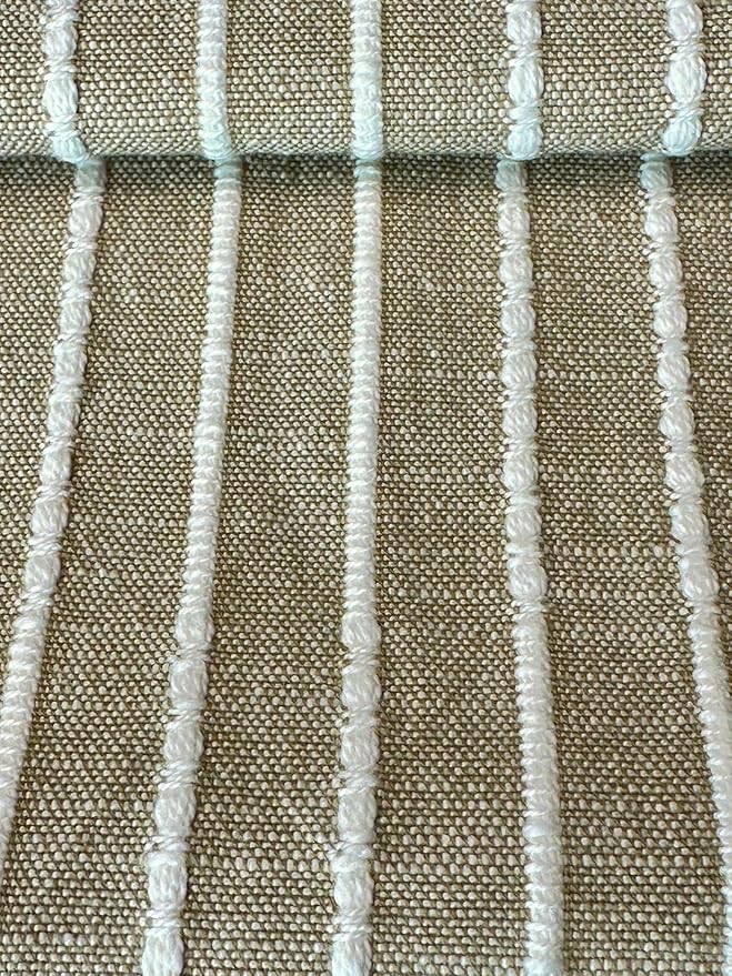 SanVia Cotton Throw Pillow Covers 20x20 – Handwoven Jacquard Texture, Fade-Resistant, No Pilling – Hidden Zipper, Decorative Cushion Cover for Sofa, Couch, Bed – Insert Not Included (Modern, Brown)