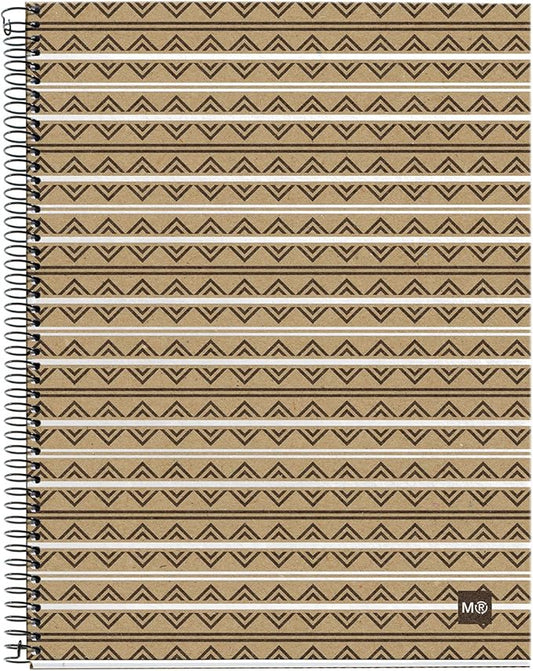 Miquelrius 2937 – Notebook 4 Recycled Cardboard ecoazteca M (DIN A5, 148 x 210 mm, 120 Sheets, 80 g/m², Hatching)