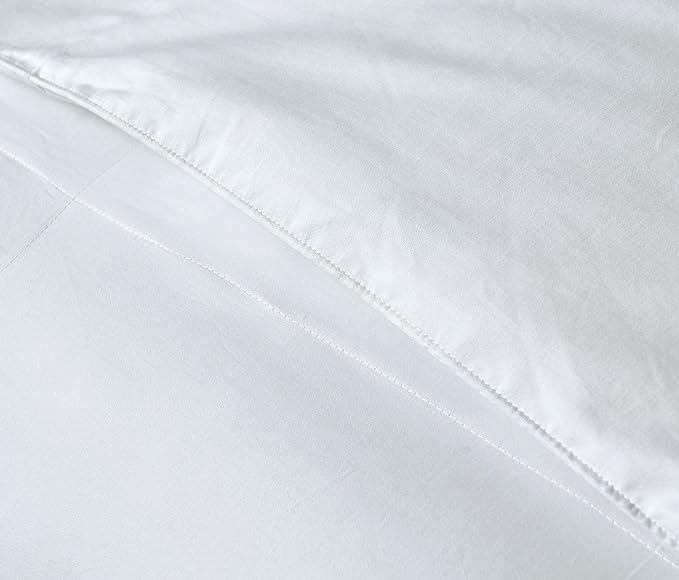 Blue Ridge Home Fashions Season Light Weight Down Alternative Comforter-Hypoallergenic Microfiber Fill, Twin, White