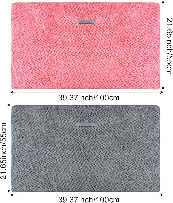 hoyuwak 2-Pack Microfiber Hair Towel Turban for Women - Fast Drying, Ultra Absorbent, Lightweight Hair Wrap for Gym, Beach, Travel & Home Use