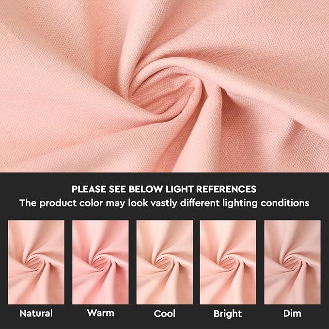 Encasa XO Throw Pillow Covers 16x16 in Set of 2 Powder Pink | No Inserts | Cotton Pillow Covers for Living Room, Bed, Sofa, Couch | Decorative Cushion Covers with Improved Zipper
