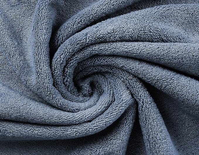 Organic Cotton Luxuriously Plush Washcloths Pack of 6 | GOTS & Oeko-TEX Certified | Premium Quality Face Towels | Feather Touch Technology|650 GSM Long Staple|Soft, Quick Dry & Ultra-Absorbent