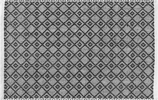 Cotton Diamond Woven Area Rug 2x3 Feet - Black, Non Slip Farmhouse Accent Indoor Outdoor Area Floor Mat Ideal for Entryway, Nursery, Kitchen | Boho Soft Decorative Dark Bedroom Patio Throw Carpet