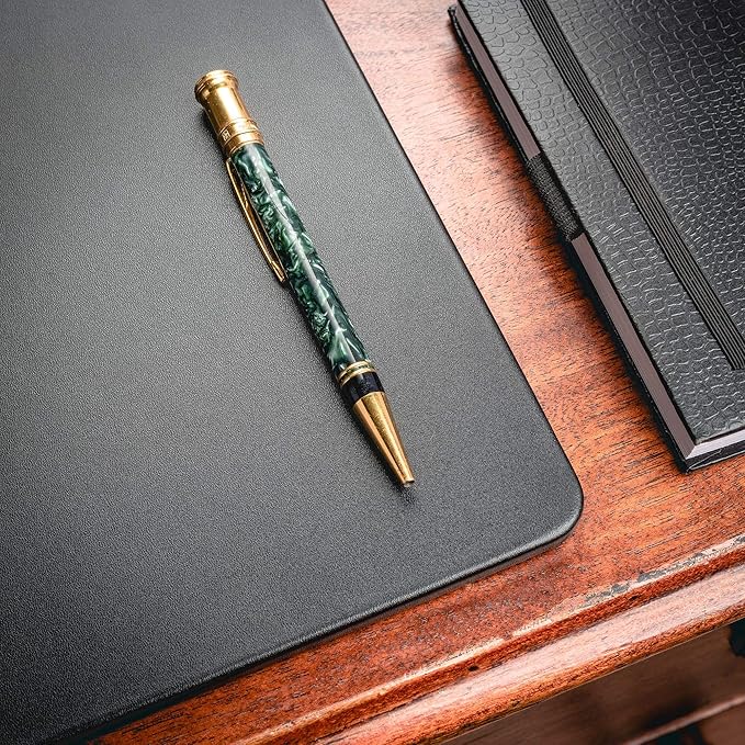 Dacasso Leather Desk Pad Without Side Rails