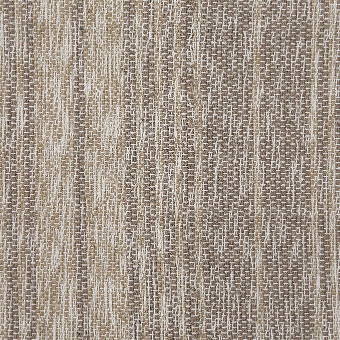DII Woven Rag Rug Collection Recycled Yarn Variegated Rustic Stripe, 2x3', Stone