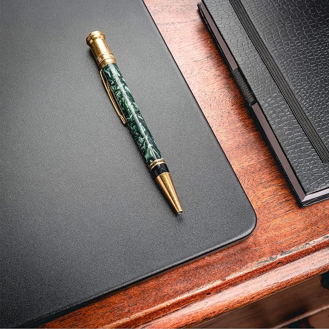Dacasso Leather Desk Pad Without Side Rails