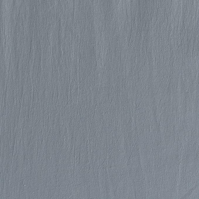 Archaeo Washed Cotton Twist Tab Curtain, 52" x 84", Storm Blue
